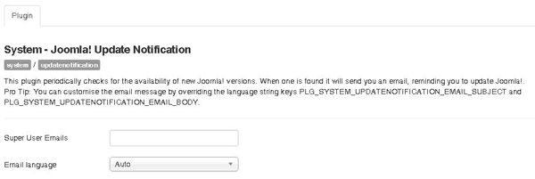 Joomla 3.5 - notificaciones email