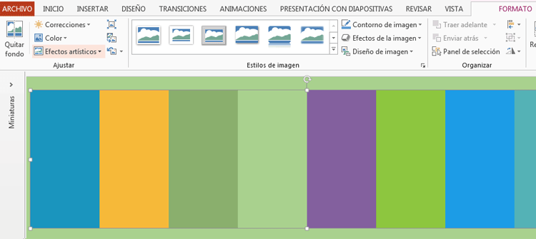 Color transparente en PowerPoint