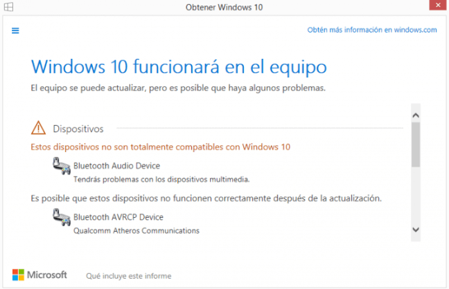 Compatibilidad Windows 10