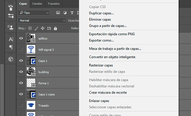 Guardar capas Photoshop en imágenes separadas